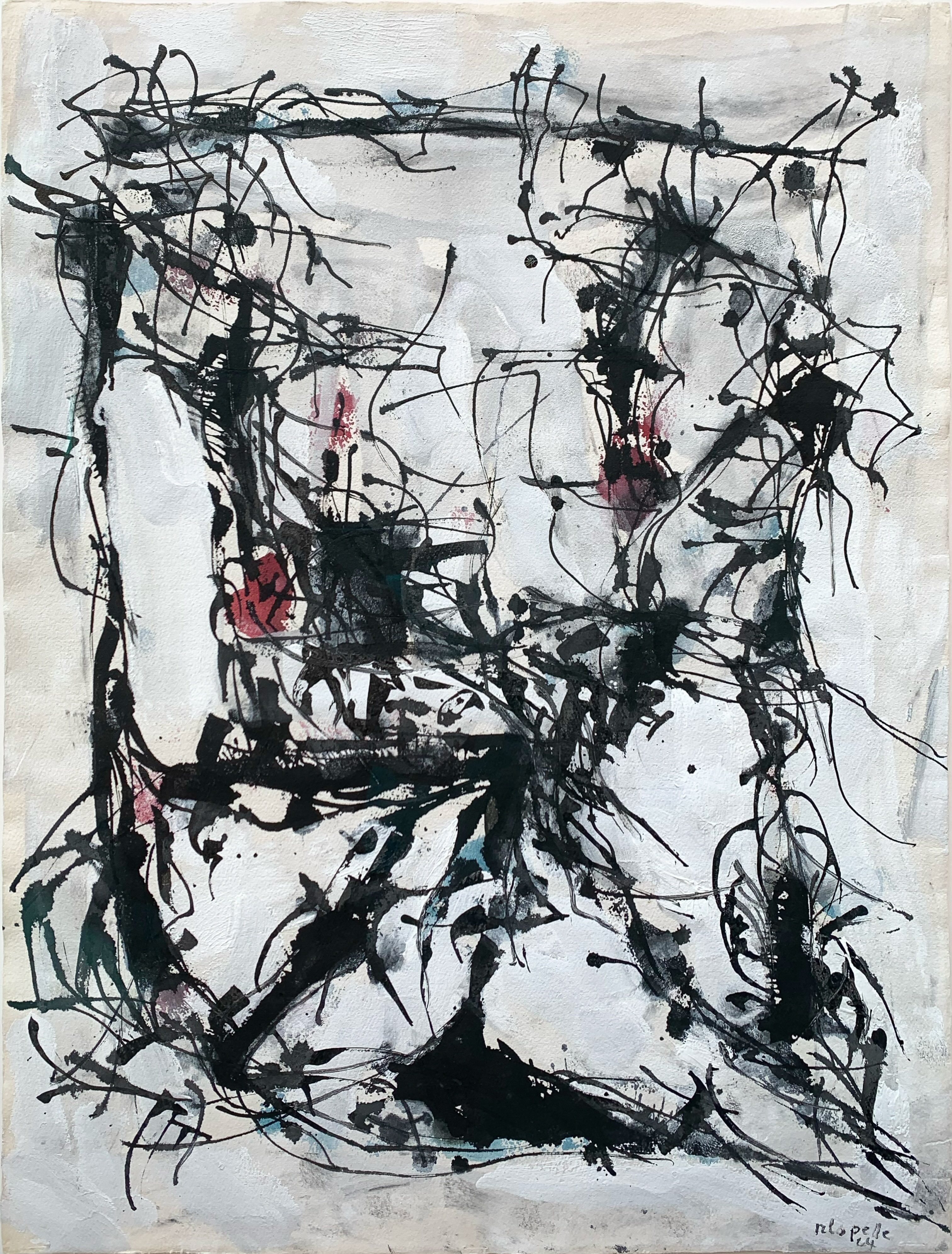 Peinture 1954（リオペラ）Riopelle アートポスター Peinture 1954（リオペラ）Riopelle アートポスター