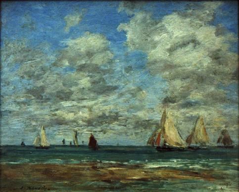 絵画 Eugene Boudin File:Eugene Boudin - Trouville, scène de plage (S 1303).jpg