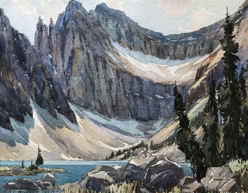 絵画  Lake Louise 絵画 Canada Lake Louise Original Artwork by Robert Roy 'LAKE