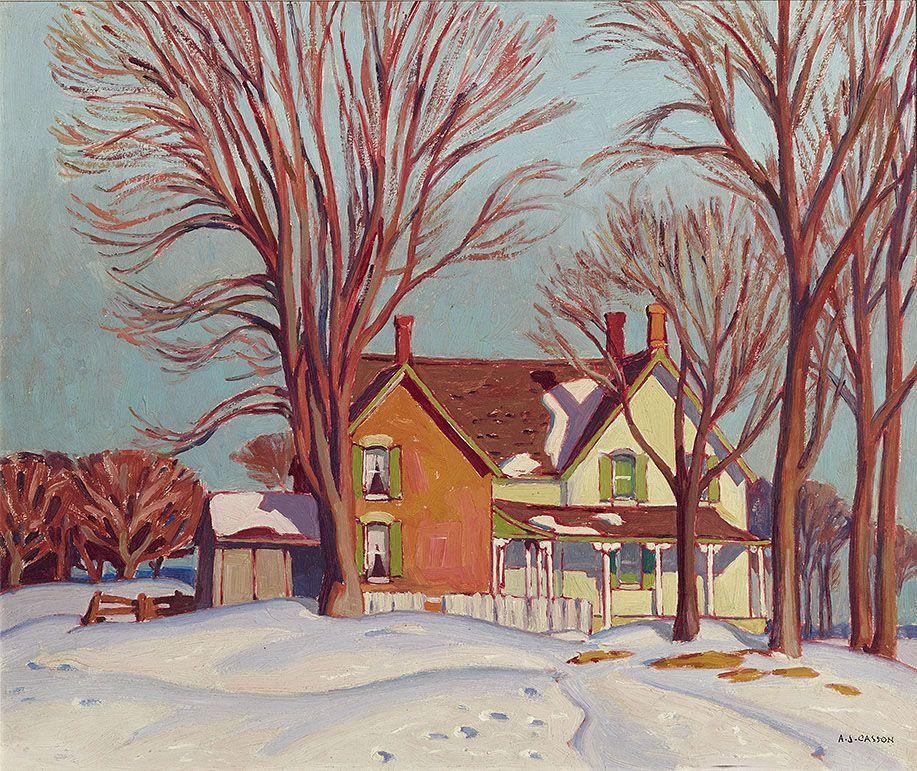 Farmhouse Winter Loch Gallery