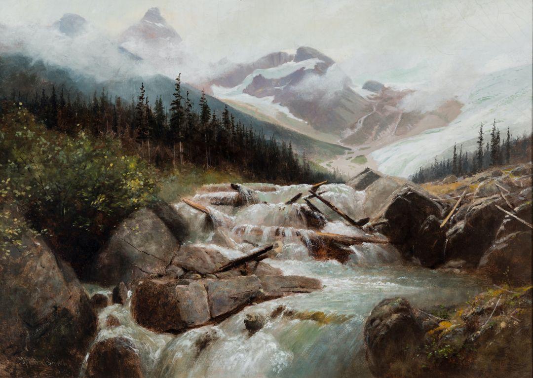 Cascade Near Glacier | Loch Gallery